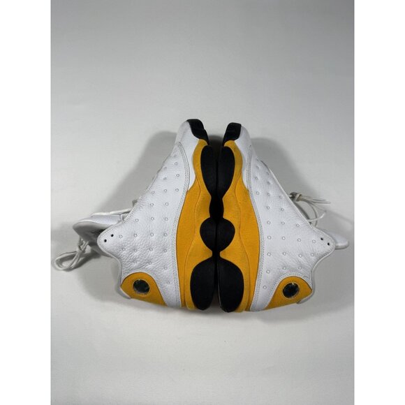 Nike Air Jordan 13 Retro OG Shoes Mens Size 10 White Yellow Del Sol 414571-167 main image 9